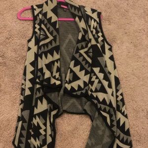 Black and Tan cardigan